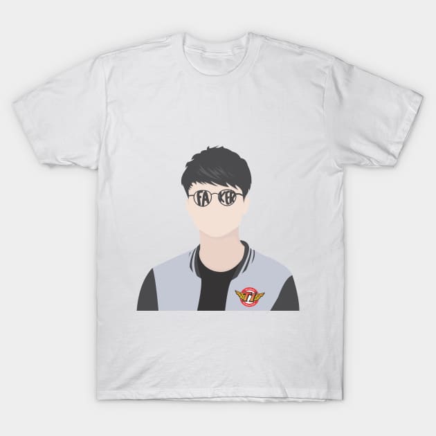SKT Faker T-Shirt by saturngarden